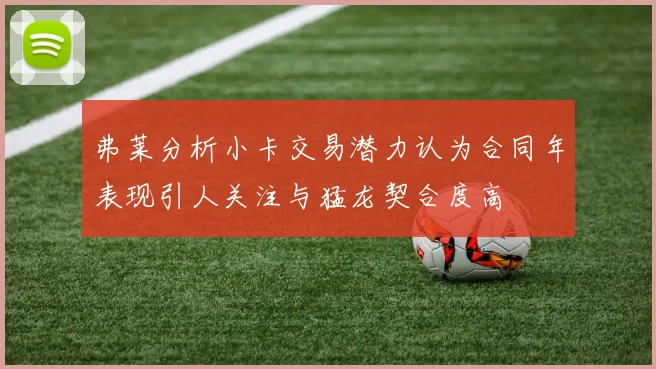 弗莱分析小卡交易潜力认为合同年表现引人关注与猛龙契合度高
